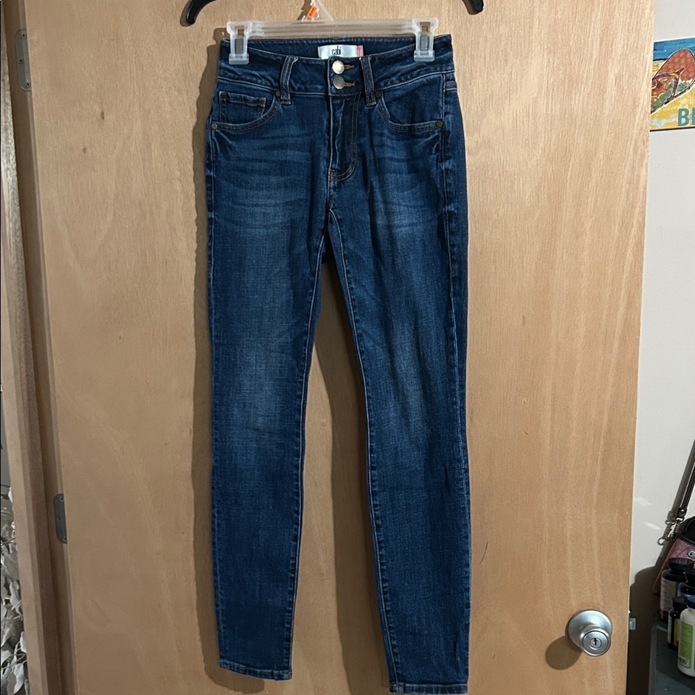 CAbi Women's Dark Blue Skinny Jeans